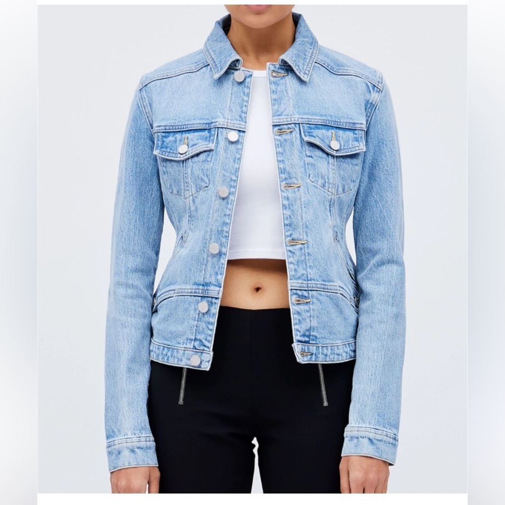 RBLPuppet Ailee Contoured Denim Trucker Jacket NWT